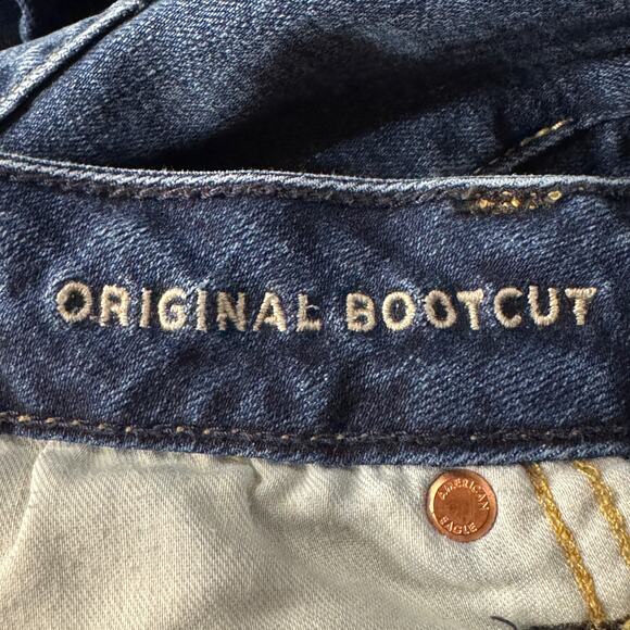 American Eagle Mens SZ 29x30 Original Bootcut Jeans Zip-Fly Stretch Airflex + - Picture 10 of 11